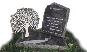 Plaque funeraire